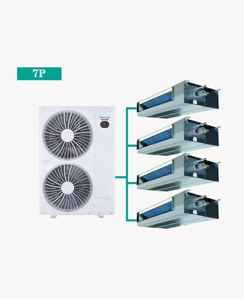 海信荣耀家系列 家用中央空调 多联机 HVR-200W 7匹一拖四（90-150㎡）