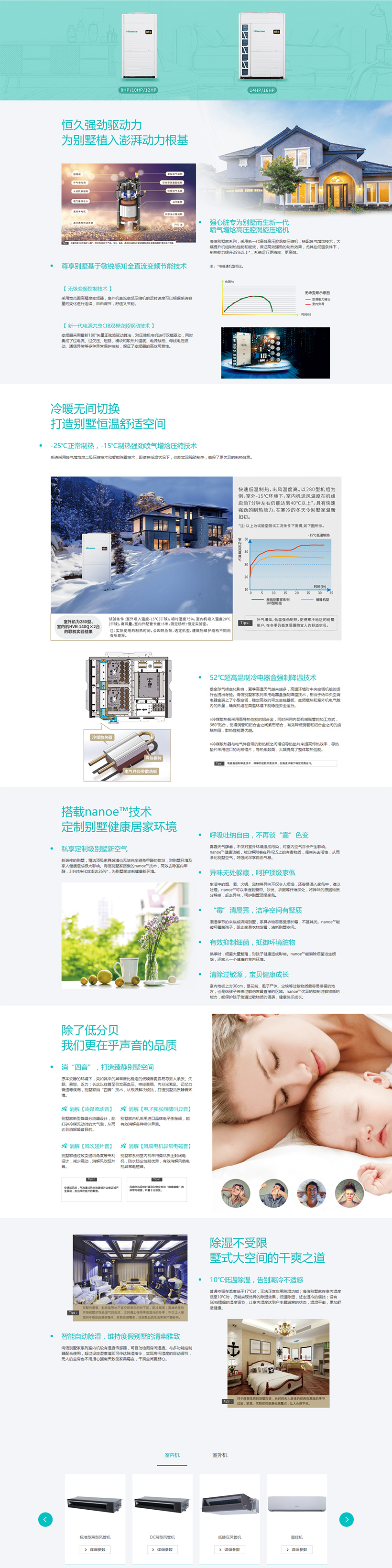 家用中央空调 家用变频多联机 别墅家系列